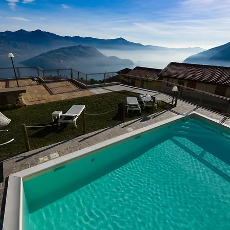 Terrazza A - Modern Two-storey Flat With Pool And Terrace Parzanica
